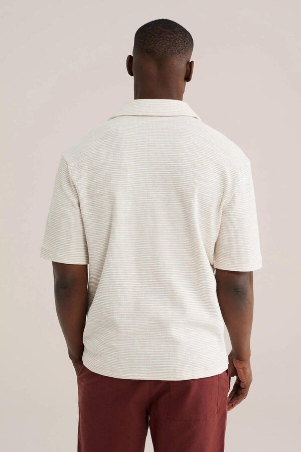 WE Fashion relaxed fit polo lichtgrijs - Foto 2