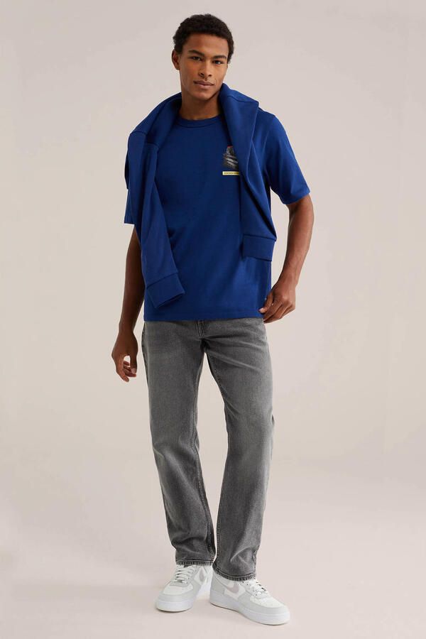 WE Fashion relaxed fit straight leg jeans grijs - Foto 2