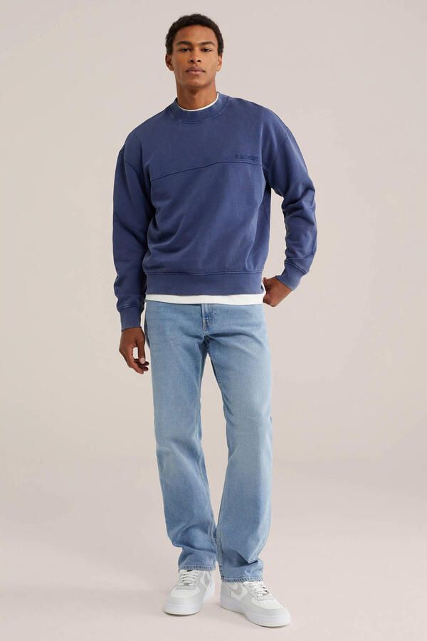 WE Fashion relaxed fit straight leg jeans lichtblauw - Foto 2