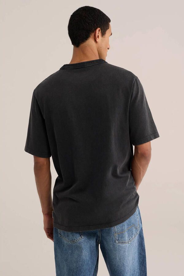 WE Fashion relaxed fit T-shirt zwart - Foto 2