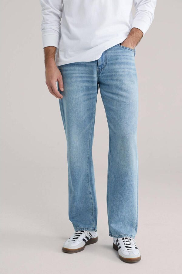WE Fashion relaxed jeans light blue denim