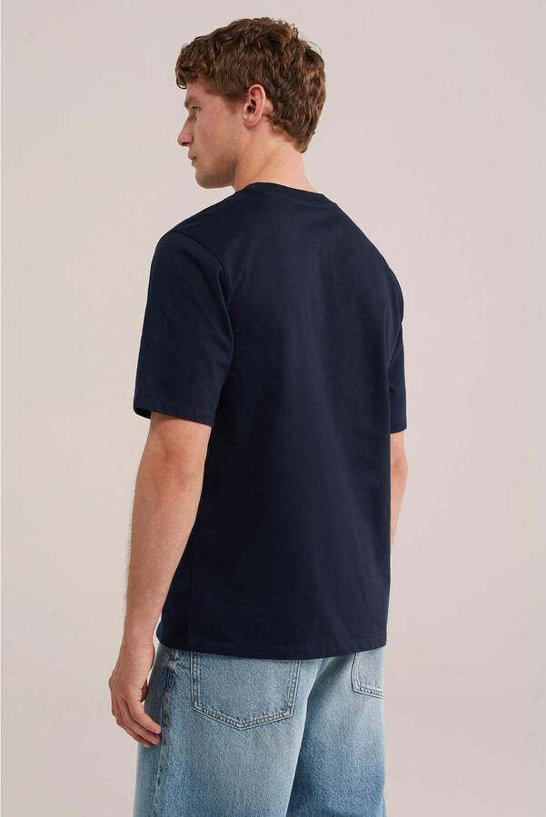 WE Fashion relaxed T-shirt donkerblauw - Foto 2