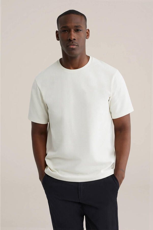 WE Fashion relaxed T-shirt ecru