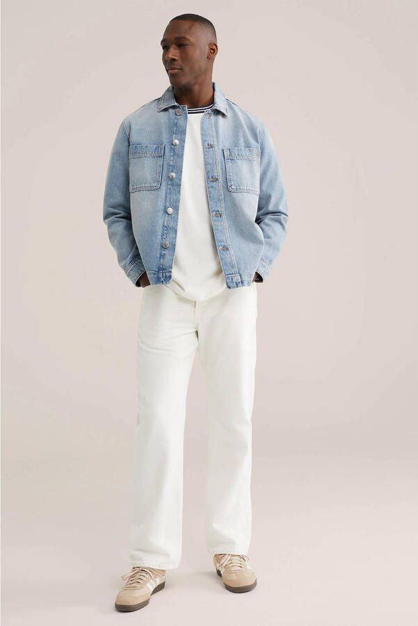 WE Fashion relaxed T-shirt ecru - Foto 3