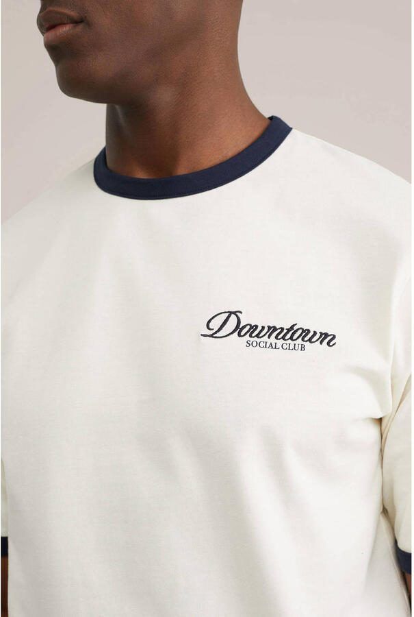 WE Fashion relaxed T-shirt ecru - Foto 2