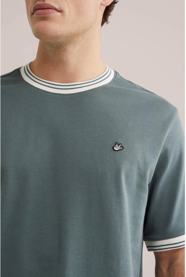 WE Fashion relaxed T-shirt groen