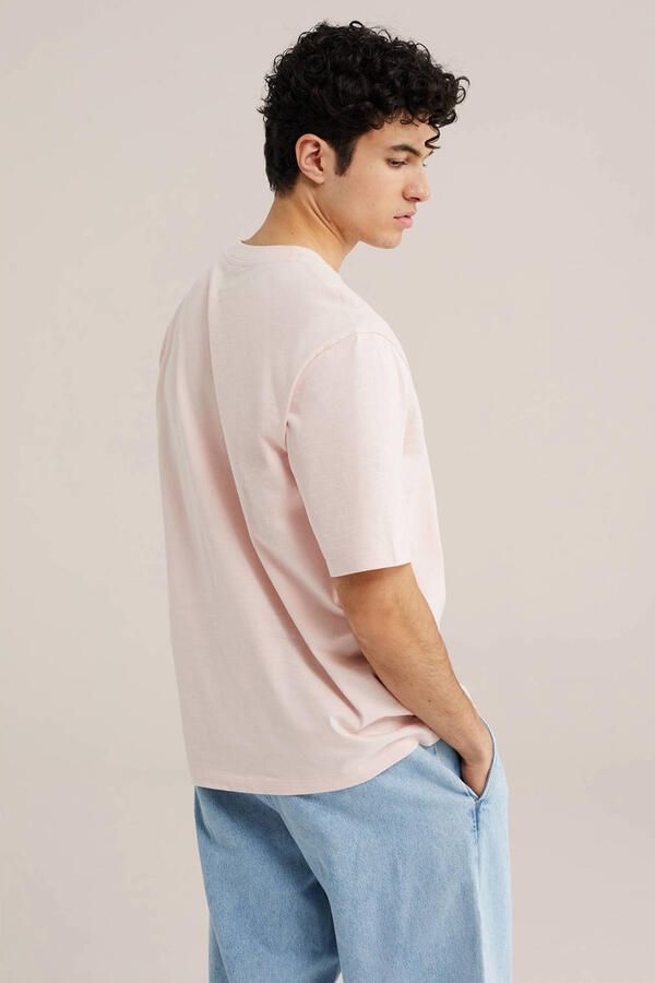 WE Fashion relaxed T-shirt lichtroze - Foto 2