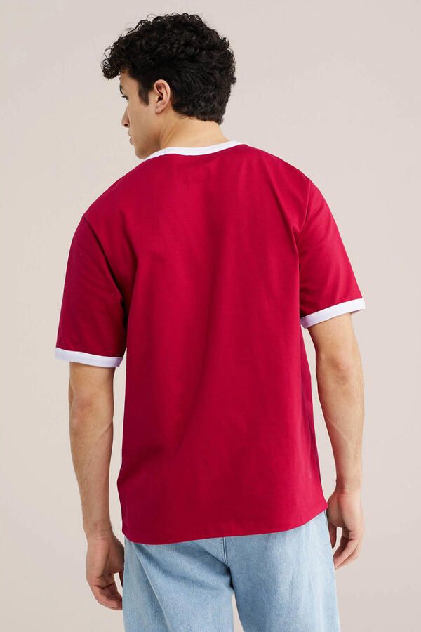 WE Fashion relaxed T-shirt rood - Foto 2