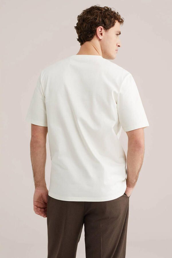 WE Fashion relaxed T-shirt wit - Foto 2