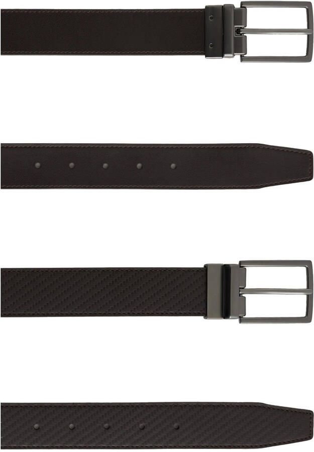 WE Fashion reversible riem zwart bruin - Foto 2