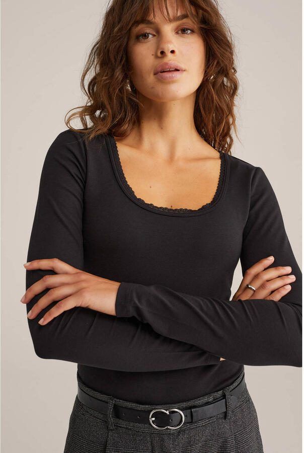 WE Fashion riem Jordy zwart - Foto 2