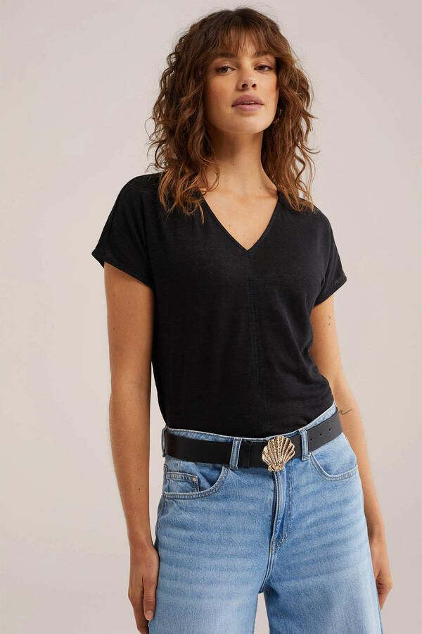WE Fashion riem Shelly zwart
