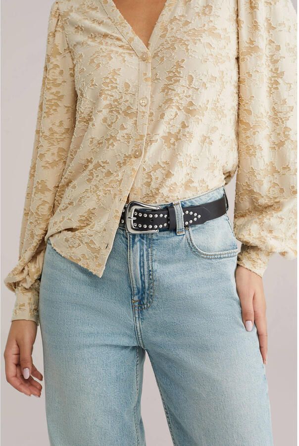 WE Fashion riem zwart
