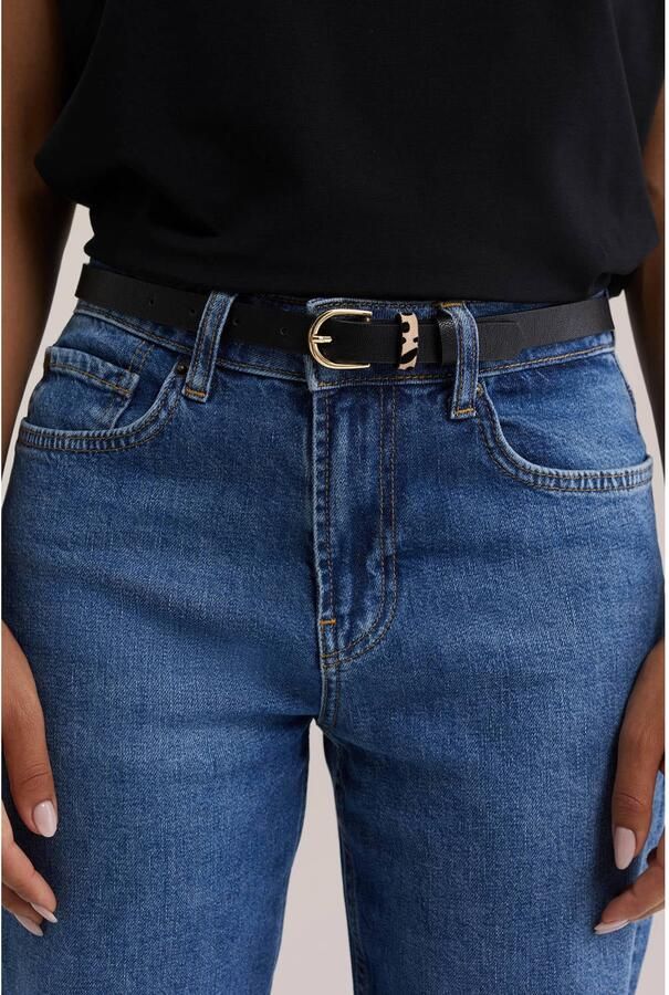 WE Fashion riem zwart