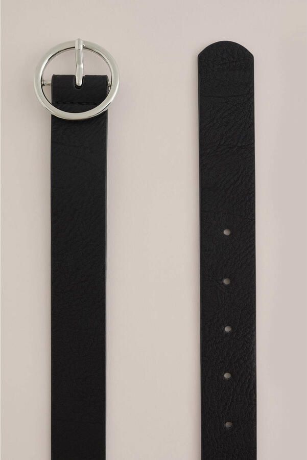 WE Fashion riem zwart zilverkleurig - Foto 2