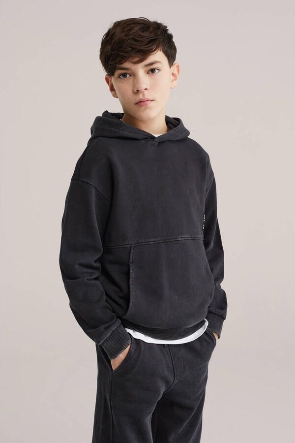 WE Fashion Salty Dog hoodie zwart