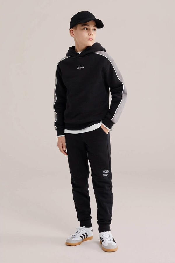 WE Fashion Salty Dog regular casual broek zwart - Foto 3