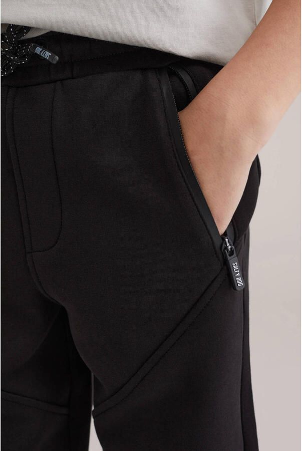 WE Fashion Salty Dog slim casual broek zwart - Foto 2
