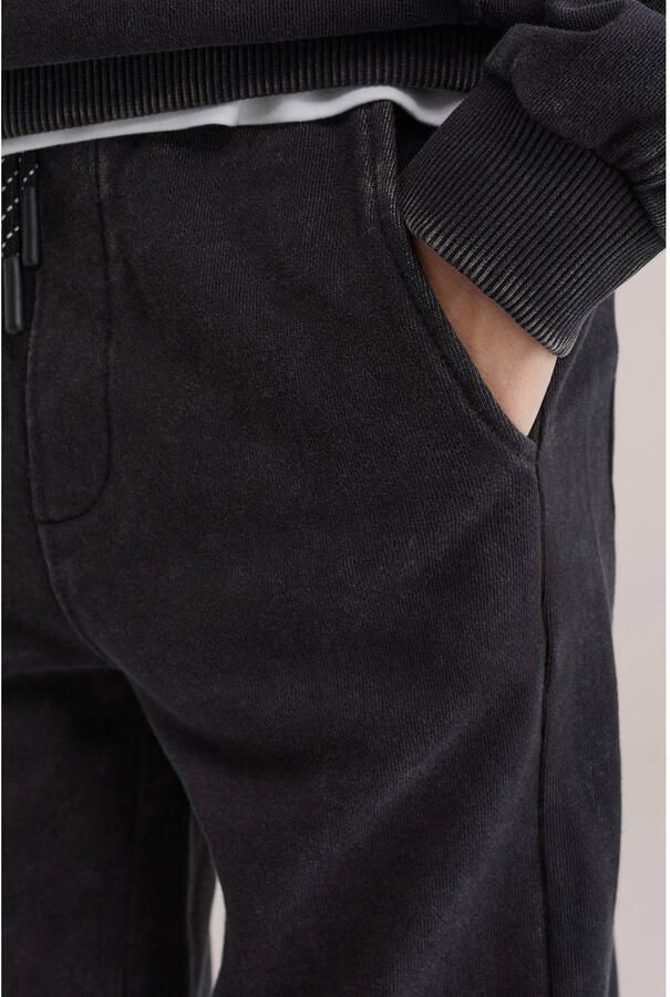 WE Fashion Salty Dog slim casual broek zwart - Foto 2