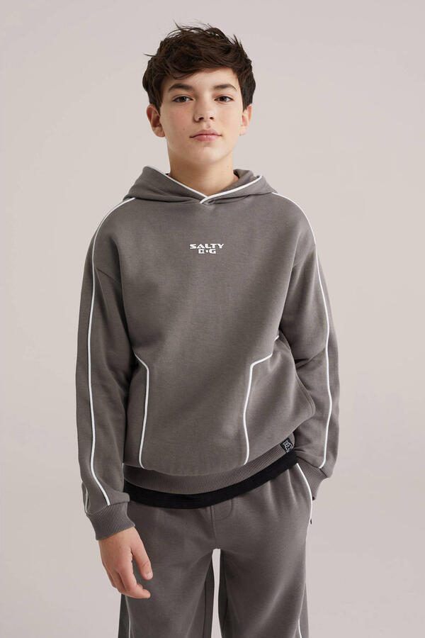 WE Fashion Salty Dog sweater bruin