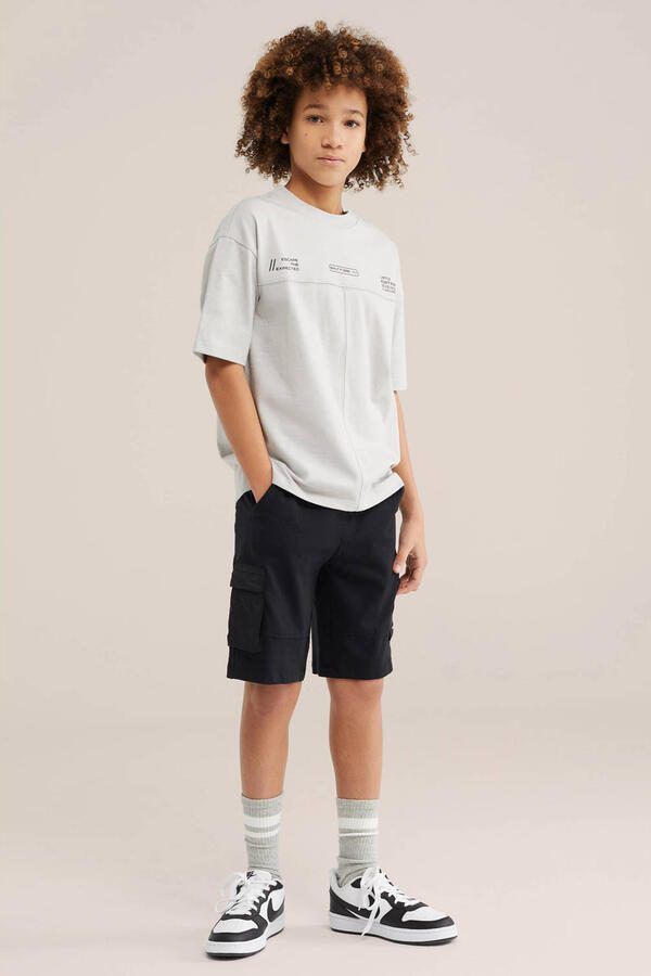 WE Fashion Salty Dog sweatshort zwart - Foto 2