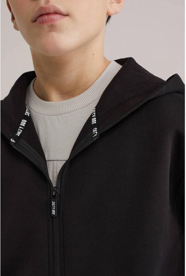 WE Fashion Salty Dog sweatvest zwart - Foto 2