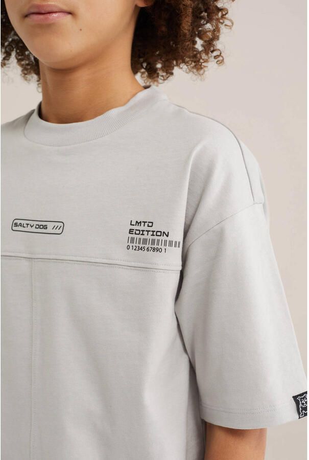 WE Fashion Salty Dog T-shirt lichtgrijs - Foto 2