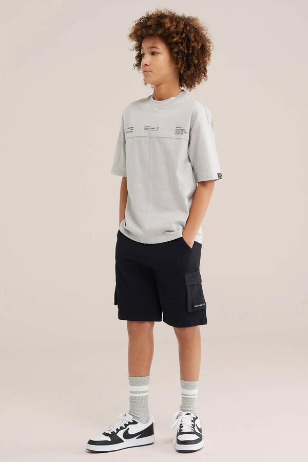WE Fashion Salty Dog T-shirt lichtgrijs - Foto 3