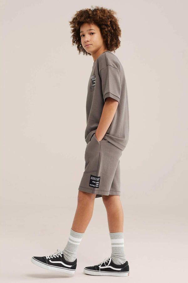 WE Fashion Salty Dog T-shirt taupe - Foto 3