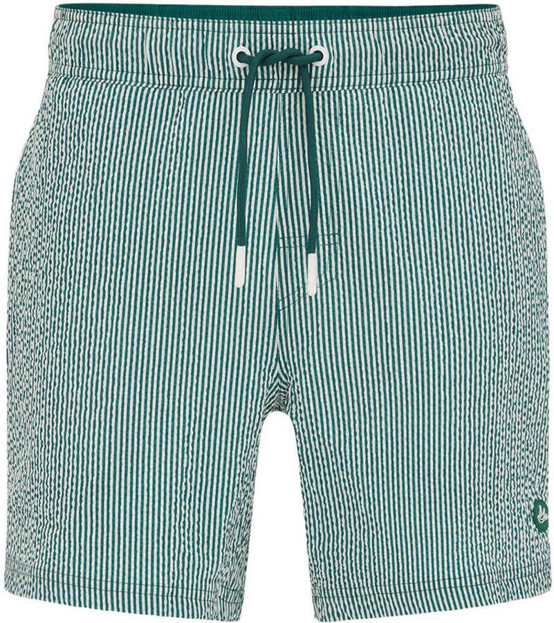 WE Fashion seersucker zwemshort groen - Foto 2