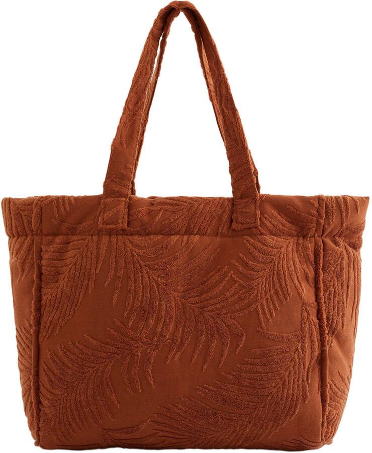 WE Fashion shopper brique