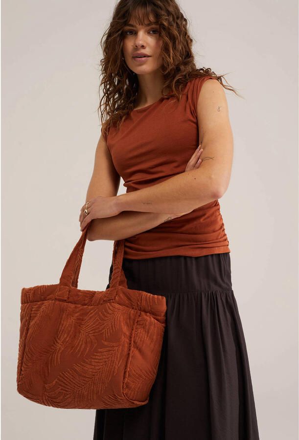 WE Fashion shopper brique - Foto 2