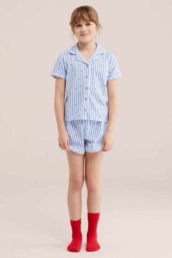 WE Fashion shortama lichtblauw - Foto 2