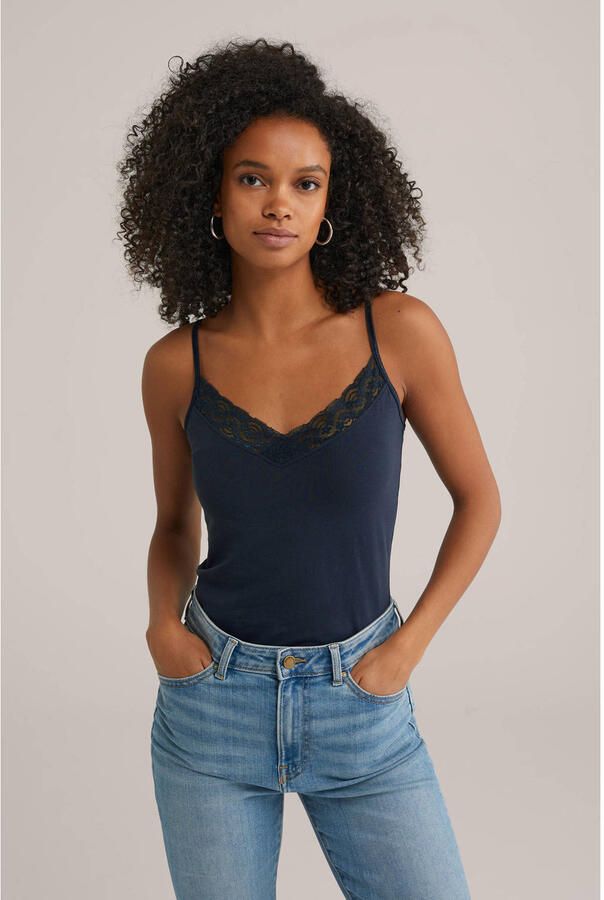 WE Fashion singlet donkerblauw - Foto 2