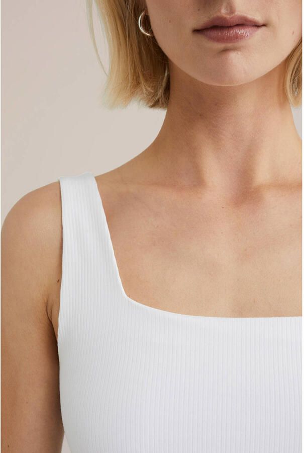 WE Fashion singlet wit