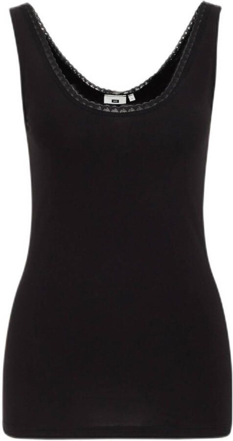 WE Fashion singlet zwart