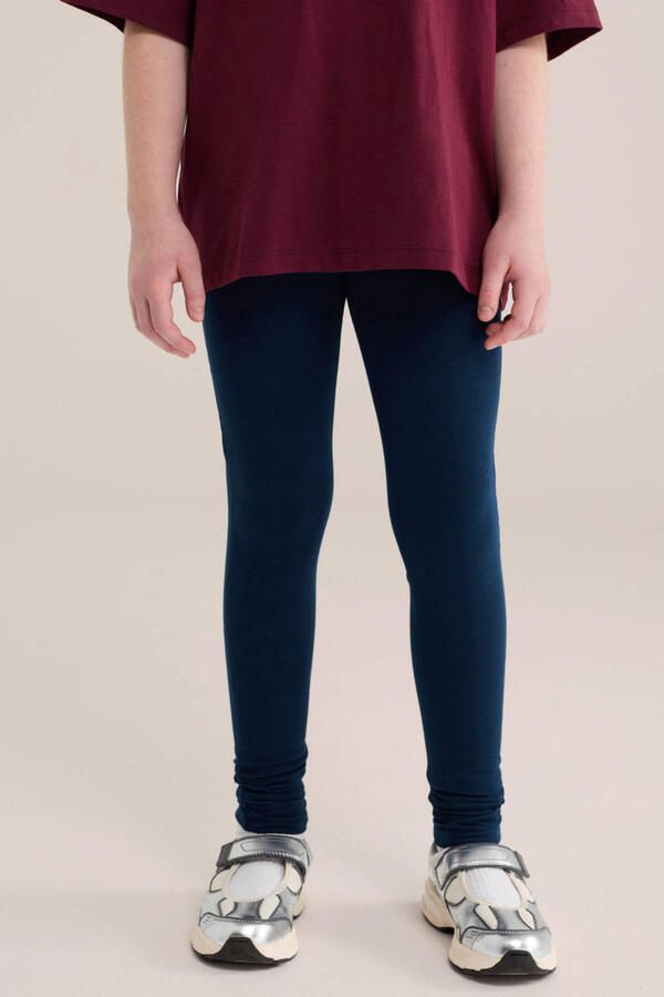 WE Fashion skinny legging donkerblauw