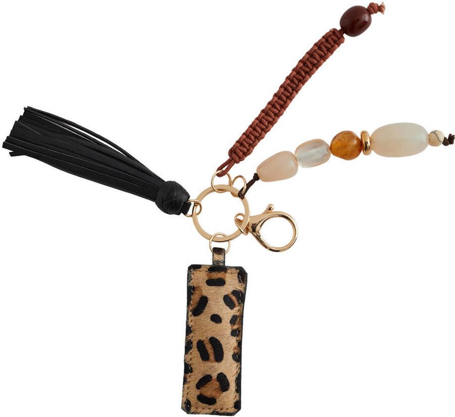 WE Fashion sleutelhanger bruin - Foto 2