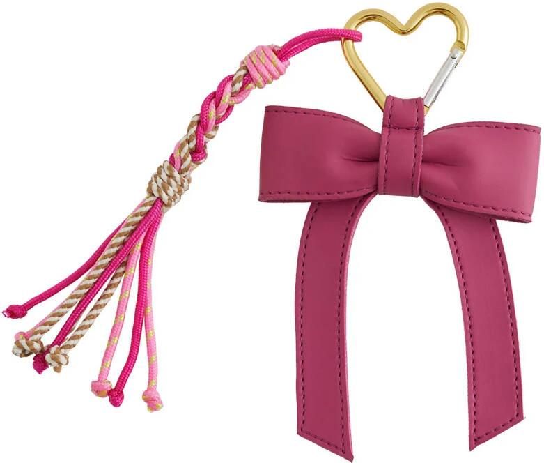 WE Fashion sleutelhanger met strik rood - Foto 1
