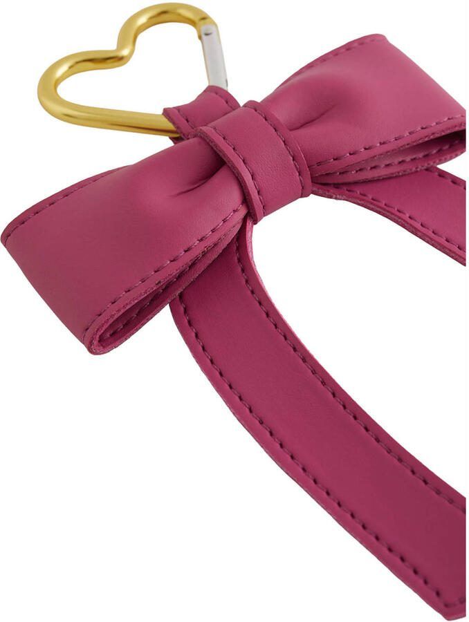 WE Fashion sleutelhanger met strik rood - Foto 2