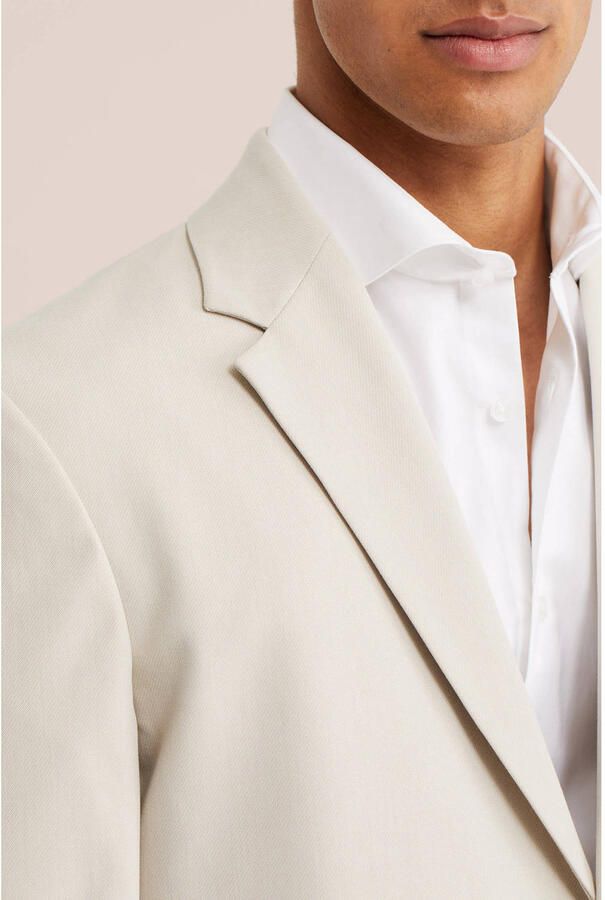 WE Fashion slim fit colbert beige - Foto 2