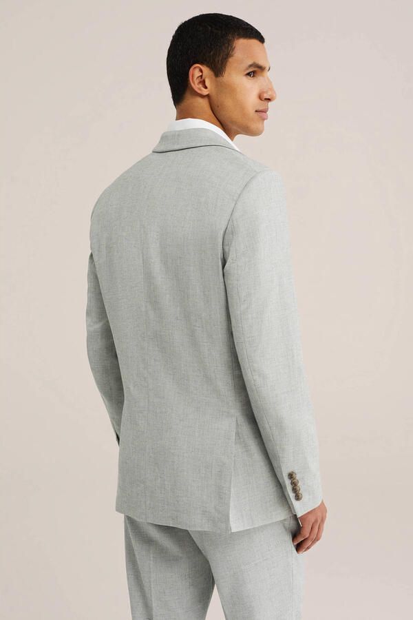 WE Fashion slim fit colbert mintgroen - Foto 3