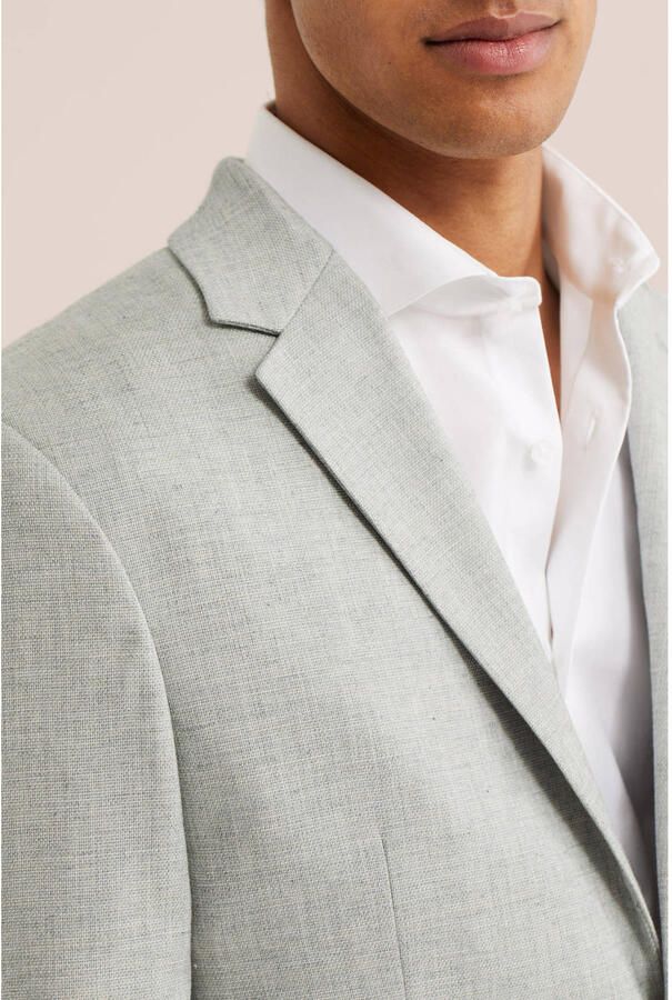WE Fashion slim fit colbert mintgroen - Foto 2