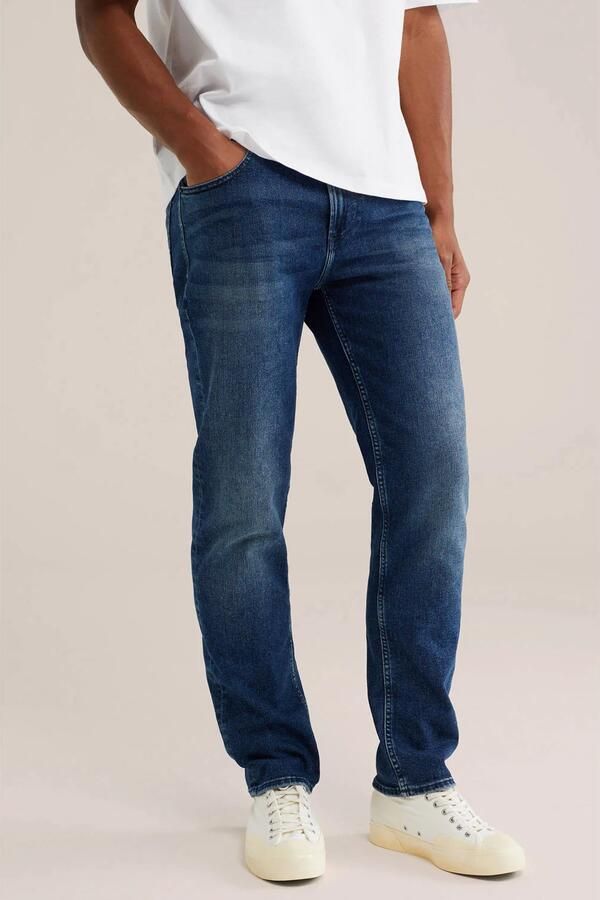 WE Fashion slim fit jeans dark denim - Foto 2