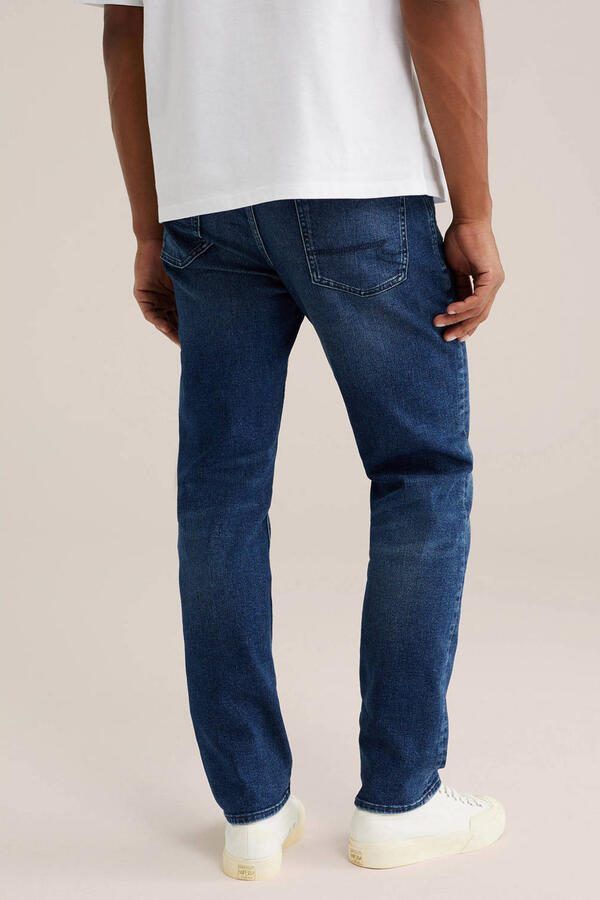 WE Fashion slim fit jeans dark denim - Foto 3