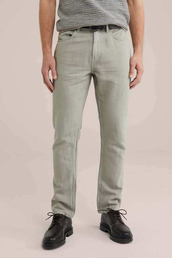 WE Fashion slim fit jeans grijs