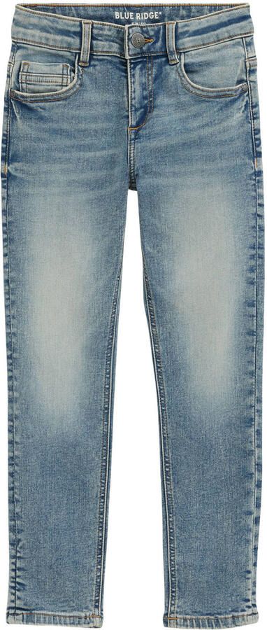 WE Fashion slim fit jeans mediumblauw