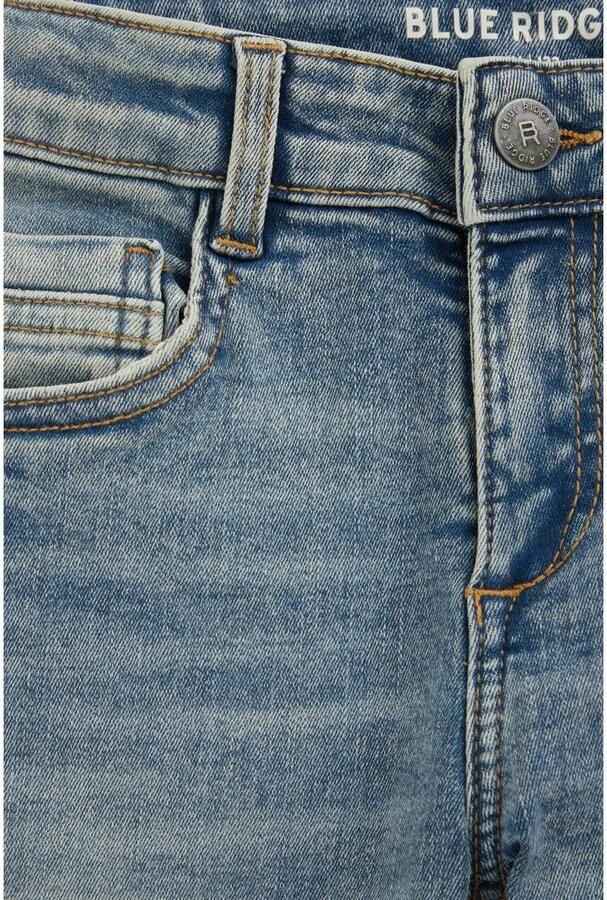 WE Fashion slim fit jeans mediumblauw - Foto 2