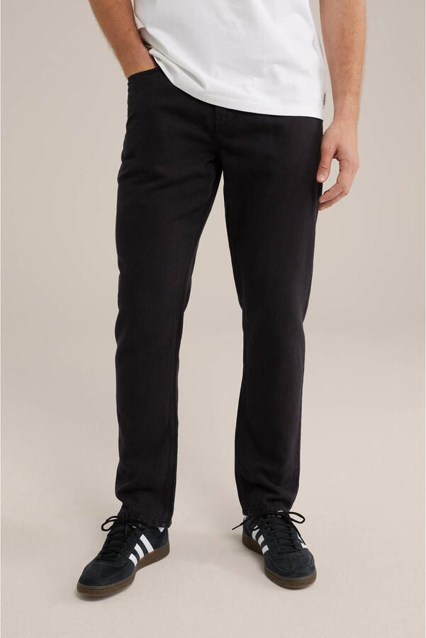 WE Fashion slim fit jeans zwart - Foto 1