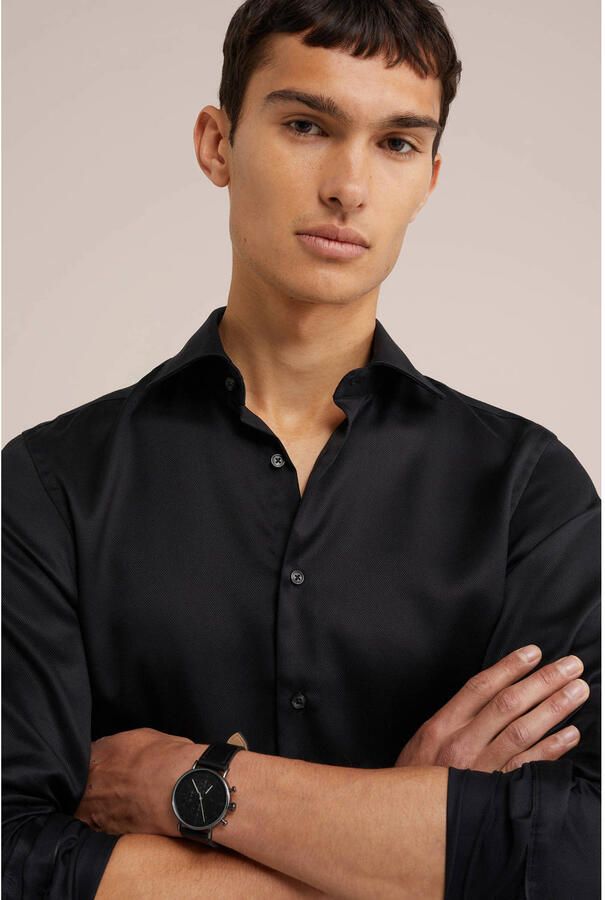 WE Fashion slim fit overhemd black - Foto 2